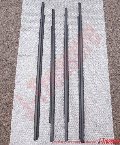MITSUBISHI OUTLANDER SPORT 11-24 Genuine  Door Belt Molding Front Rear Set OEM