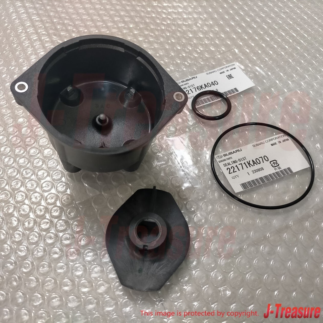 SUBARU SAMBAR KS3 KV3 Genuine Distributor Cap Rotor Head O-ring 4pces Set OEM
