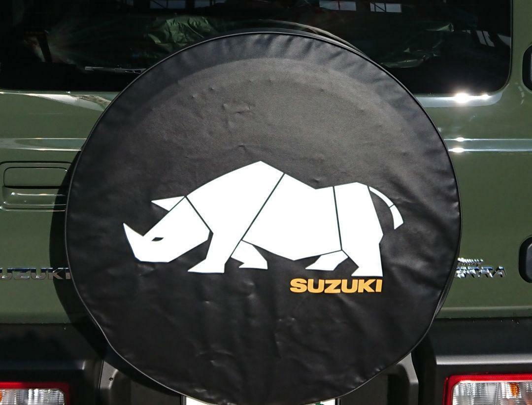 SUZUKI JIMNY Genuine Accessories Rhino Design Spare Tire Cover for 195 / 80R 15