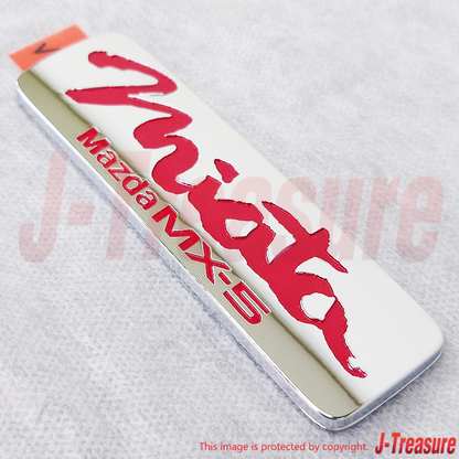 MAZDA MX-5 MIATA NA8C 1990-1997 Genuine Rear Emblem "Miata" Red Letters OEM