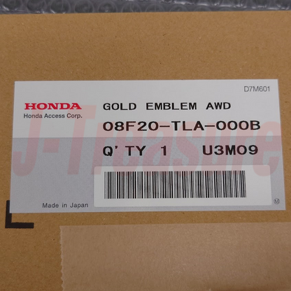 HONDA CR-V RW RT 16-22 Genuine Rear Gate Gold Emblem "AWD" 08F20-TLA-000B OEM