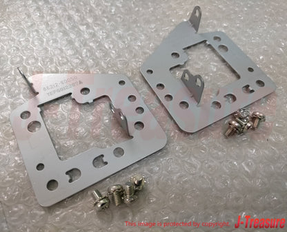 TOYOTA LAND CRUISER LX450 FZJ80 Genuine Radio Mount Bracket RH & LH Bolt Set OEM