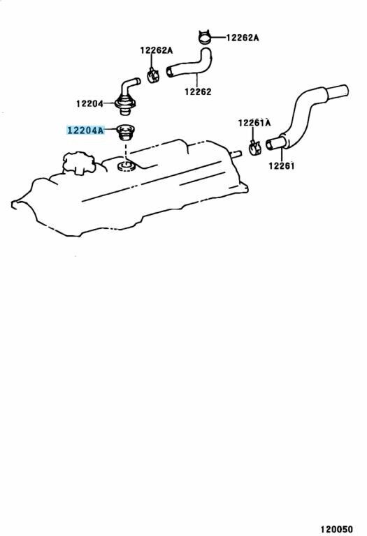 TOYOTA LEXUS Genuine Grommet For Ventilation System Rubber 90480-18001 OEM Parts