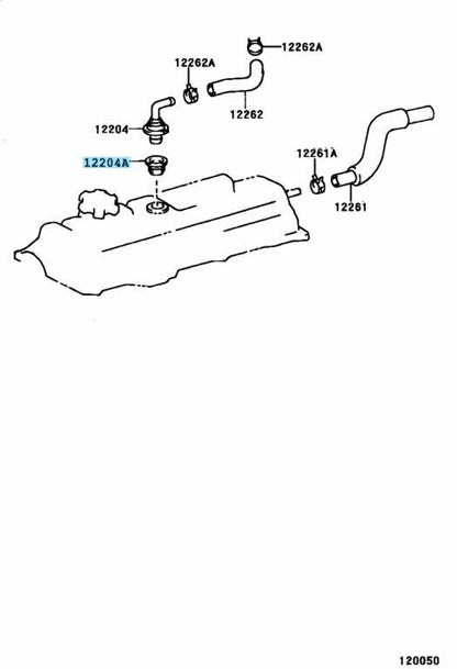 TOYOTA LEXUS Genuine Grommet For Ventilation System Rubber 90480-18001 OEM Parts