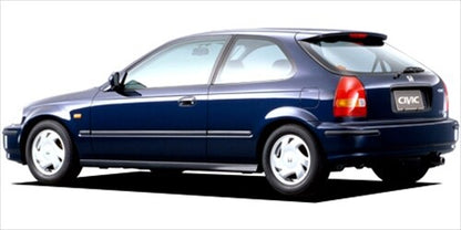 HONDA CIVIC EK 99-00 Genuine "DOHC VTEC" Side Decals Stickers Silver Set OEM