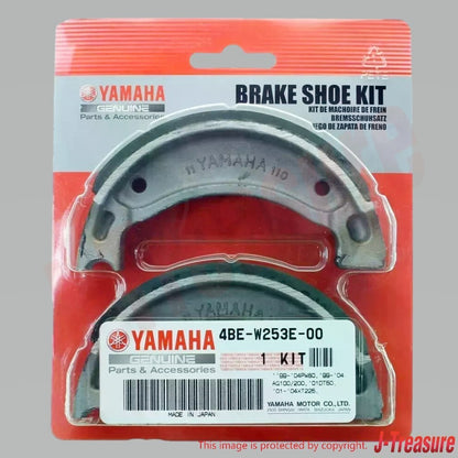 YAMAHA TT-R110E 08-09 11-23 Genuine Rear Wheel Brake Shoe Kit 4BE-W253E-00-00