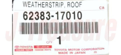 TOYOTA MR2 SPYDER ZZW30 '00-05 Genuine R/Roof Side Rail Weatherstrip RH & LH Set