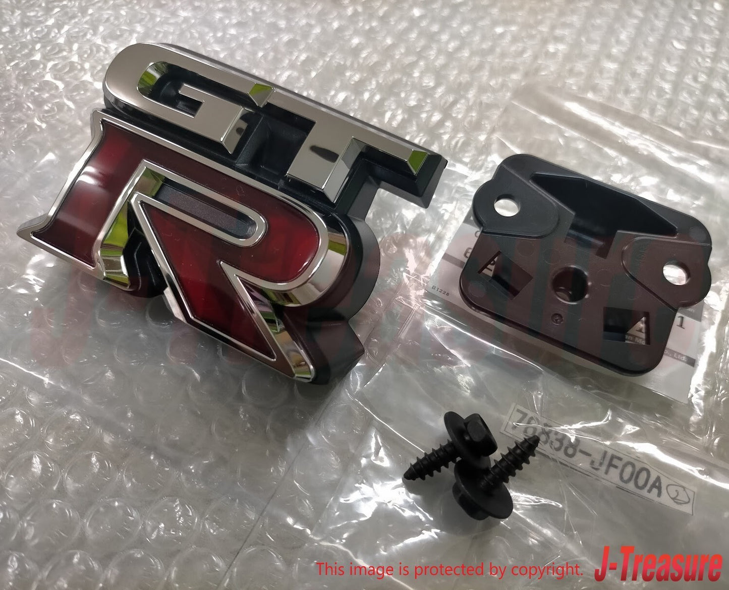 NISSAN GT-R GTR R35 09-23 Genuine Front "GT-R" Emblem Badge Base Screw Set OEM