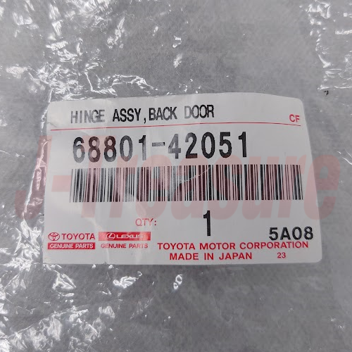TOYOTA RAV4 ACA3# GSA3# 06-12 Genuine Upper Back Door Hinge 68801-42051 OEM