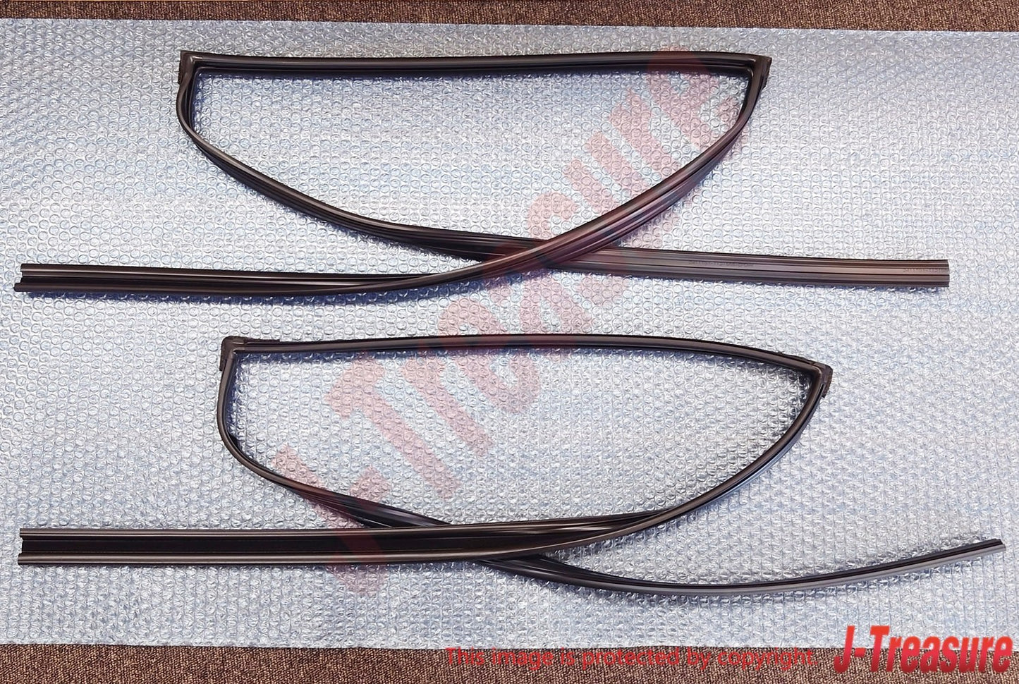 TOYOTA LAND CRUISER UZJ100 '98-07 Genuine Rear Door Glass Run RH & LH Set OEM