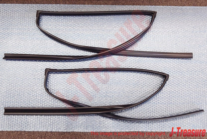 TOYOTA LAND CRUISER UZJ100 '98-07 Genuine Rear Door Glass Run RH & LH Set OEM