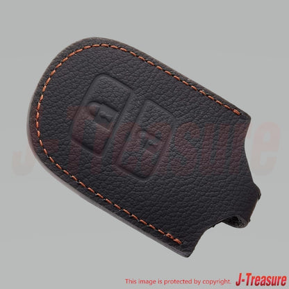 HONDA CR-V Genuine Key Cover Black X Brown Stitch for 2 Buttons 08U08-T5A-010