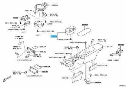 TOYOTA 86 17-20 FR-S 13-16 Genuine Holder Instrument Panel Cup SU003-03208 OEM