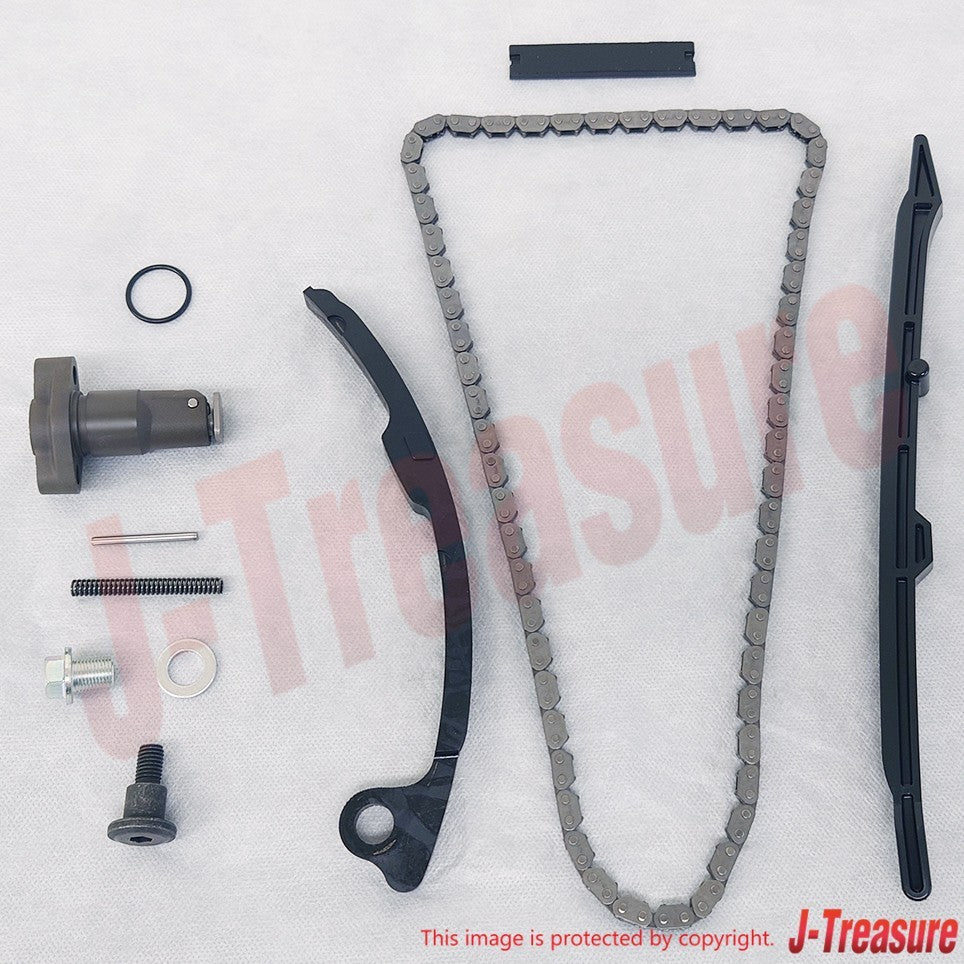 KAWASAKI KX250F 2017-2018 Genuine Tensioner & Guide & Chain & Bolt Set OEM