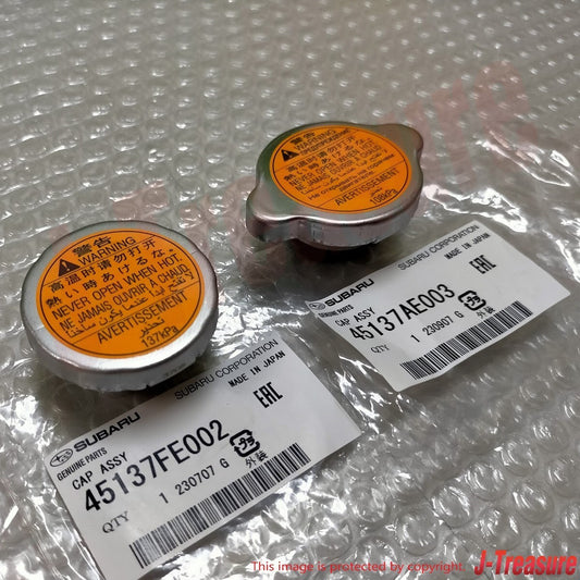 SUBARU WRX STI VAF 2015-2020 Genuine Radiator Cap & Sub-Tank Cap Set OEM