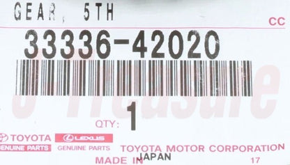 TOYOTA RAV4 CLA2# '03-04 Genuine 5th Gear & Inner Synchronizer Ring NO.5 Set OEM