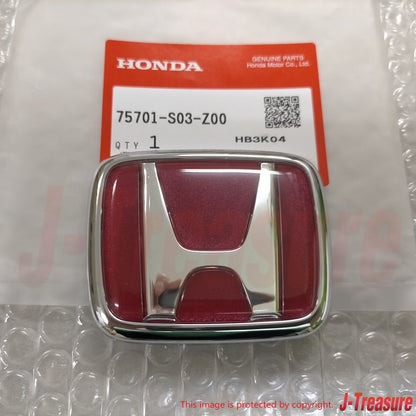 HONDA CIVIC TYPE-R EK9 99-00 Genuine Late Model Red Emblem Front & Rear Set OEM