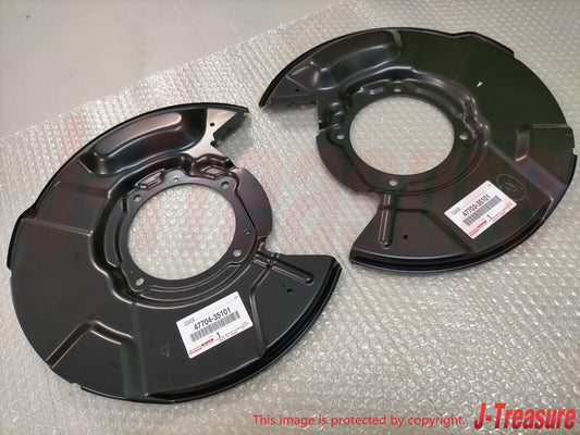 TOYOTA 4RUNNER KZN18# 96-02 Genuine Front Brake Dust Shield RH & LH Set OEM