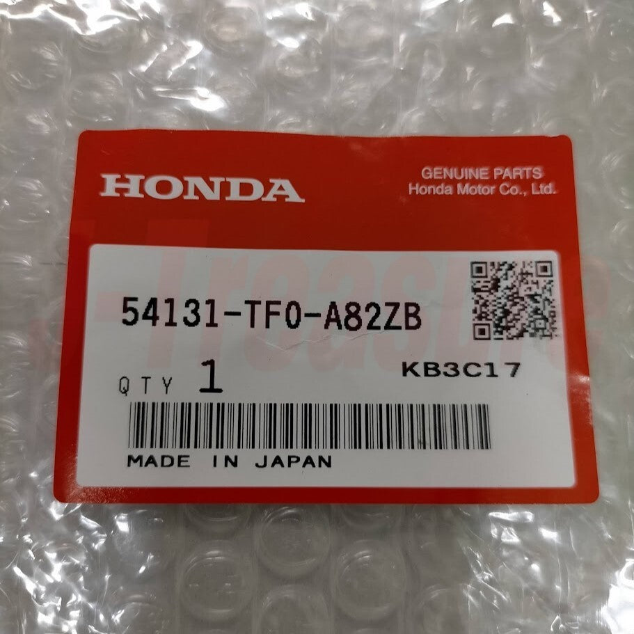 HONDA FIT RS GE8 Genuine Automatic Auto CVT Leather Shift Knob Orange Stitch OEM