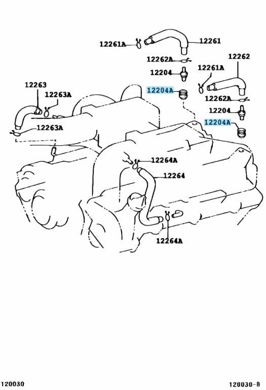 TOYOTA LEXUS Genuine Grommet For Ventilation System Rubber 90480-18001 OEM