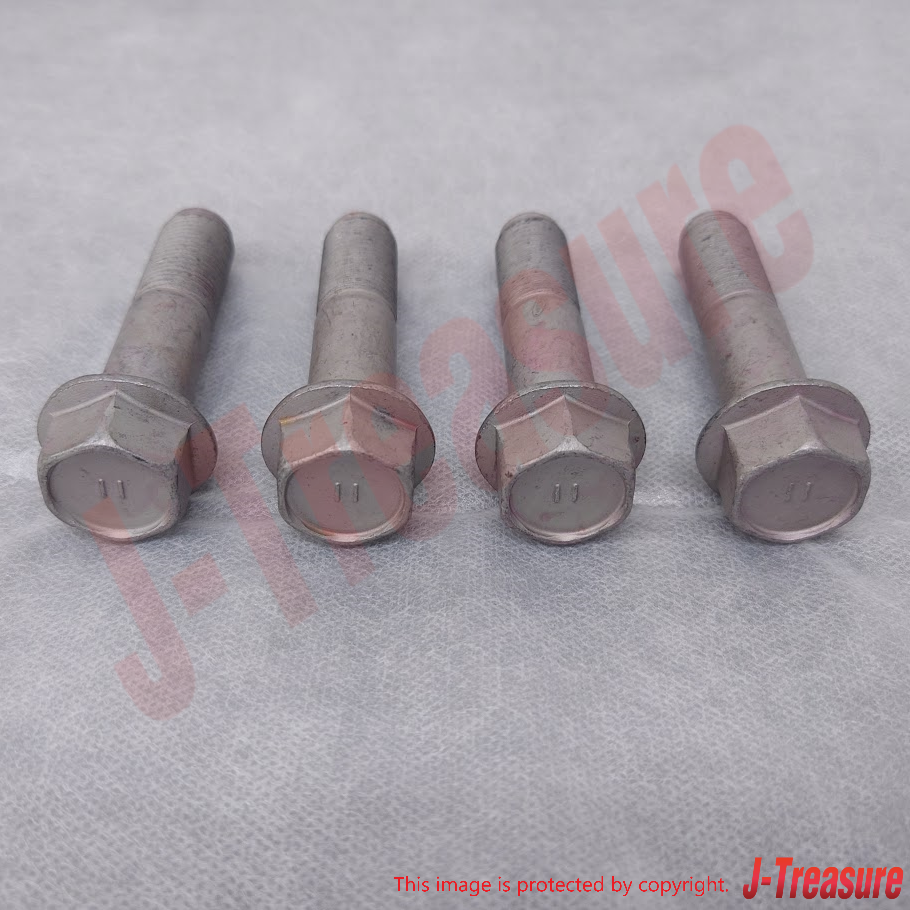TOYOTA HIGHLANDER GSU40 01-13 Genuine F/Lower Arm Bolt 90105-16082 x4 Set OEM