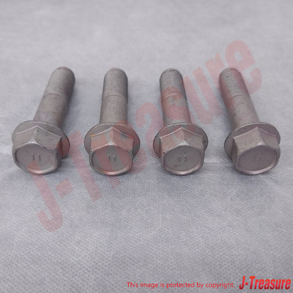TOYOTA HIGHLANDER GSU40 01-13 Genuine F/Lower Arm Bolt 90105-16082 x4 Set OEM