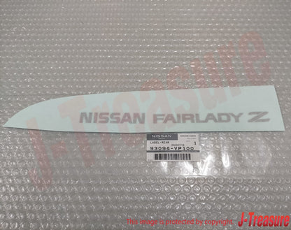NISSAN FAIRLADY Z Z32 98-00 Genuine Rear Label "NISSAN FAIRLADY Z" 93094-VP100