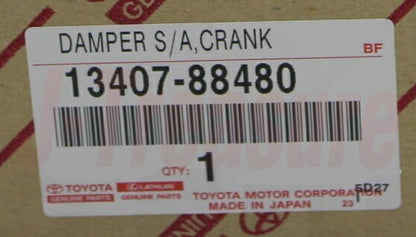 TOYOTA RAV4 SXA10 SXA11 94-00 Genuine 3S-GE Crankshaft Pulley 13407-88480 OEM