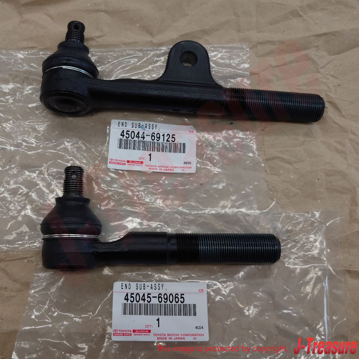 TOYOTA LAND CRUISER FZJ80L 91-97 Genuine Steering Relay Rod End RH & LH Set OEM