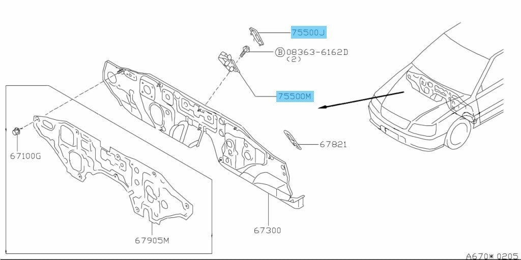 NISSAN SKYLINE GT-R R33 R34 95-02 Genuine Foot Rest & Aluminum Cover Set OEM