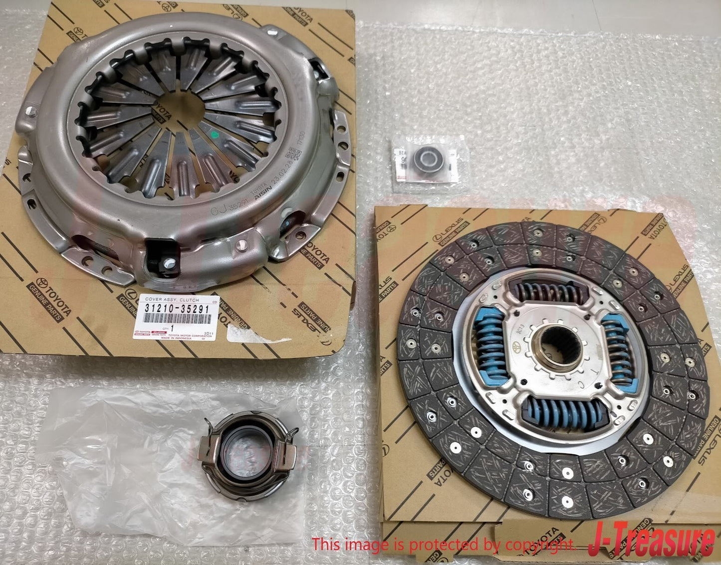 TOYOTA TACOMA TRN2##  2012-2018 Genuine 2.7L 4CYL 5-Speed Clutch Kit OEM
