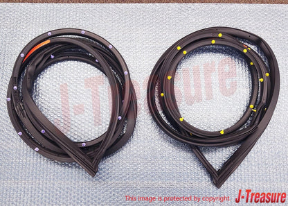 TOYOTA LAND CRUISER FZJ100 '98-07 Genuine Front Door Weatherstrip RH & LH Set