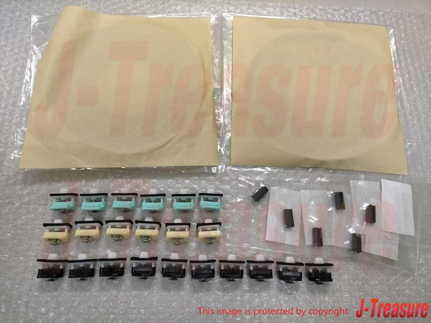 TOYOTA LEVIN TRUENO AE86 2Door Genuine Rear Quarter Glass Clips Spacer Strip Set