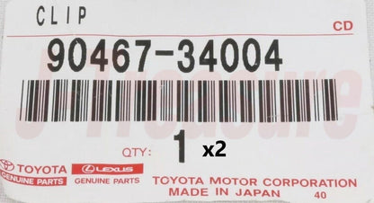 TOYOTA LEVIN TURENO AE86 80-87 Genuine Radiator Inlet & Outlet Hose & Clamp Set