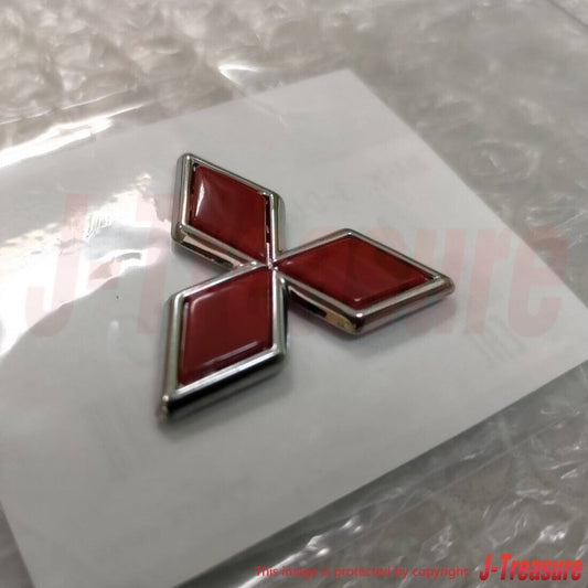 MITSUBISHI LANCER Evolution 5 CP9A Genuine Triple Red Dia Emblem MB882860 OEM