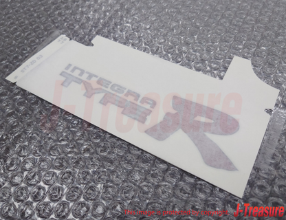HONDA INTEGRA DC2 Genuine Rear Decal Sticker "TYPE R" Silve 75717-ST7-Z01ZA OEM