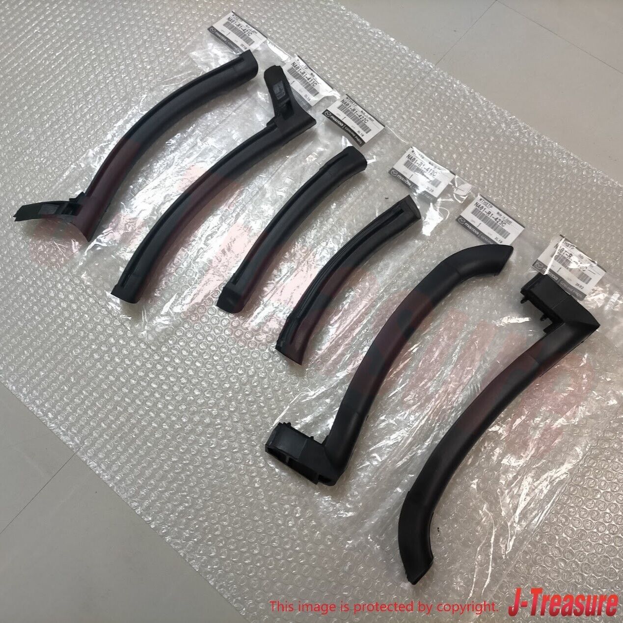 MAZDA MX-5 MIATA NA8C 90-97 Genuine Soft Top Weather Strip Right & Left Set OEM