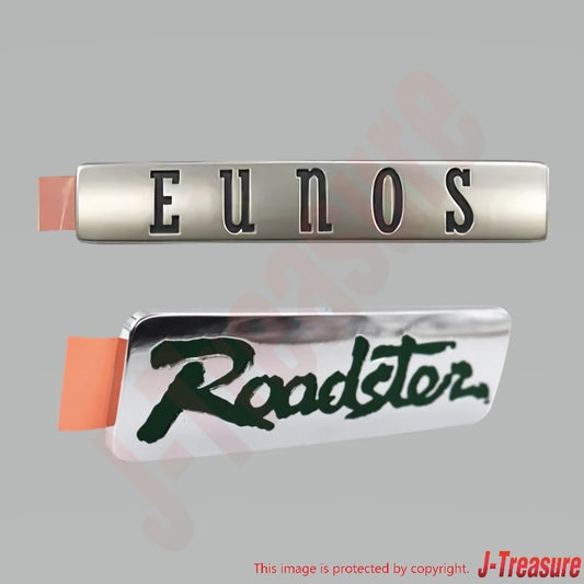 MAZDA ROADSTER NA8C Genuine Rear Car Name Ornament "EUNOS" & "Roadster" Set OEM