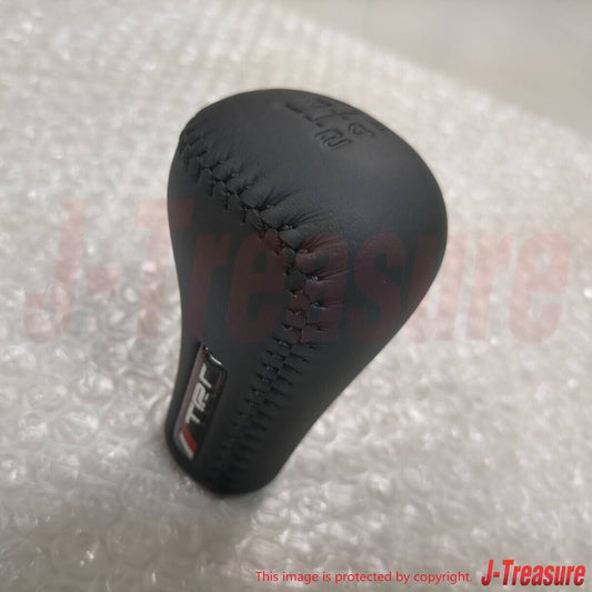 TOYOTA TRD Shift Knob M12 x 1.25 Leather Wrapped 5-Speed Black MS204-00004 OEM