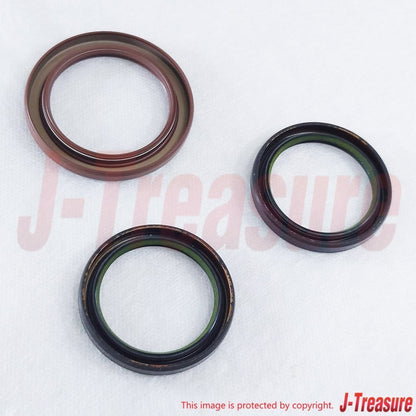 TOYOTA SUPRA JZA80 '93-98 Genuine Crankshaft Seal & Camshaft Oil Seal(x2) Set