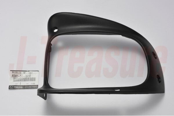 MAZDA RX-7 RX7 FD3S Genuine Headlight Cover Lid & Bezel Trim Set Left Side OEM
