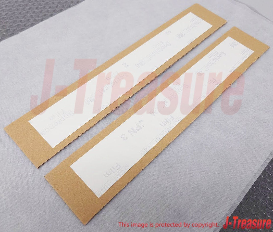 MITSUBISHI EVO5 CP9A Genuine "EVOLUTION V" Side Door Decal Silver Yellow Set OEM