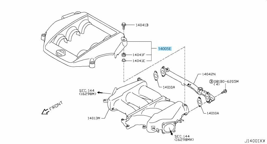 NISSAN NISMO GT-R R35 Genuine VR38DETT Red Ornament Assembly Engine Cover OEM