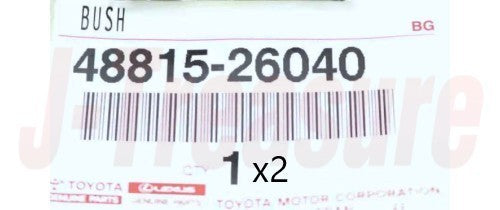 TOYOTA LAND CRUISER KZJ78 '84-99 Genuine Rear Stabilizer Bush 48815-26040 x2 Set