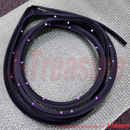 MITSUBISHI LANCER EVO 10 08-15 Genuine RR Door Opening Otr Weatherstrip RH & LH