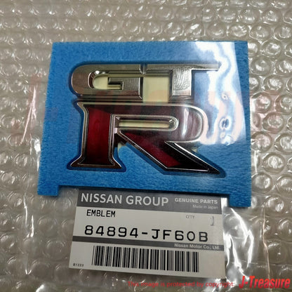 NISSAN GT-R R35 2011-2021 Genuine "NISSAN" & "GTR" Trunk Lid Emblem Set OEM