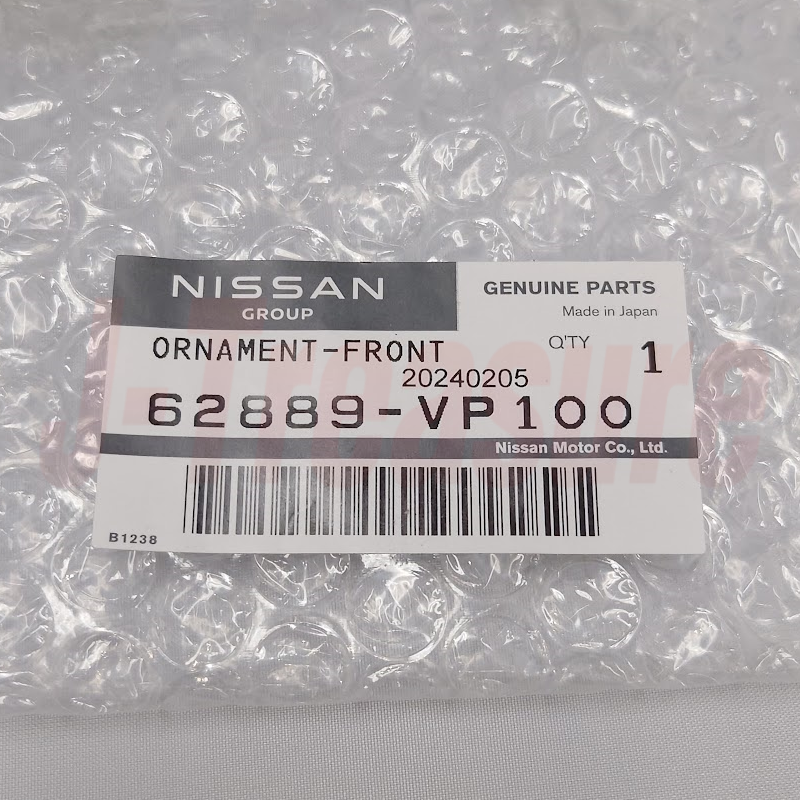 NISSAN FAIRLADY Z Z32 1998-2000 300ZX Genuine Front Hood Emblem 62889-VP100 OEM