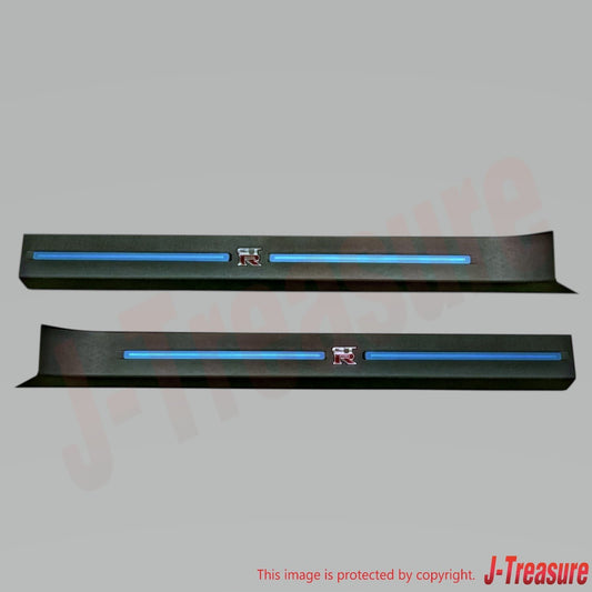 NISSAN GT-R R35 2009-2024 Genuine Front Outer Kicking Plate RH & LH Set OEM