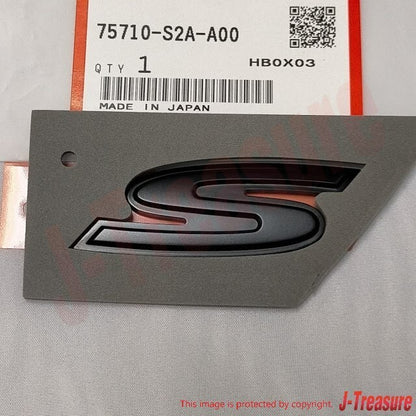 HONDA S2000 AP2 2008-2009 Genuine Fender Side Black Emblem Badge RH & LH Set OEM