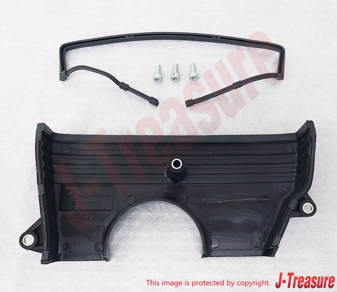 TOYOTA SUPRA JZA80 MK4 97-02 2JZ-GTE Upper Timing Belt Cover & GK & Bolt Set OEM